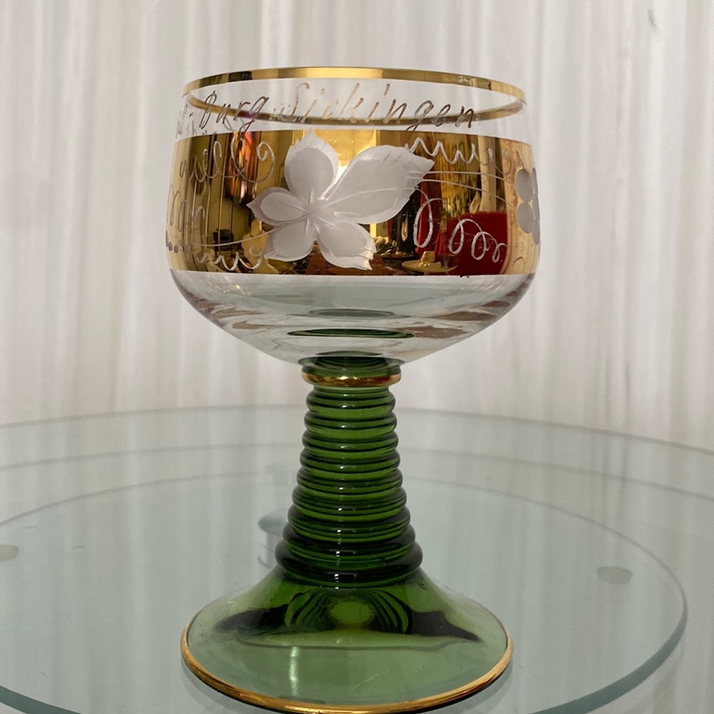 German Crystal wine glasse